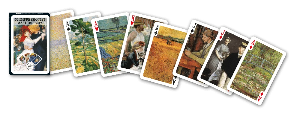 PIATNIK Žaidimo kortos “Impressionist Masterpieces“