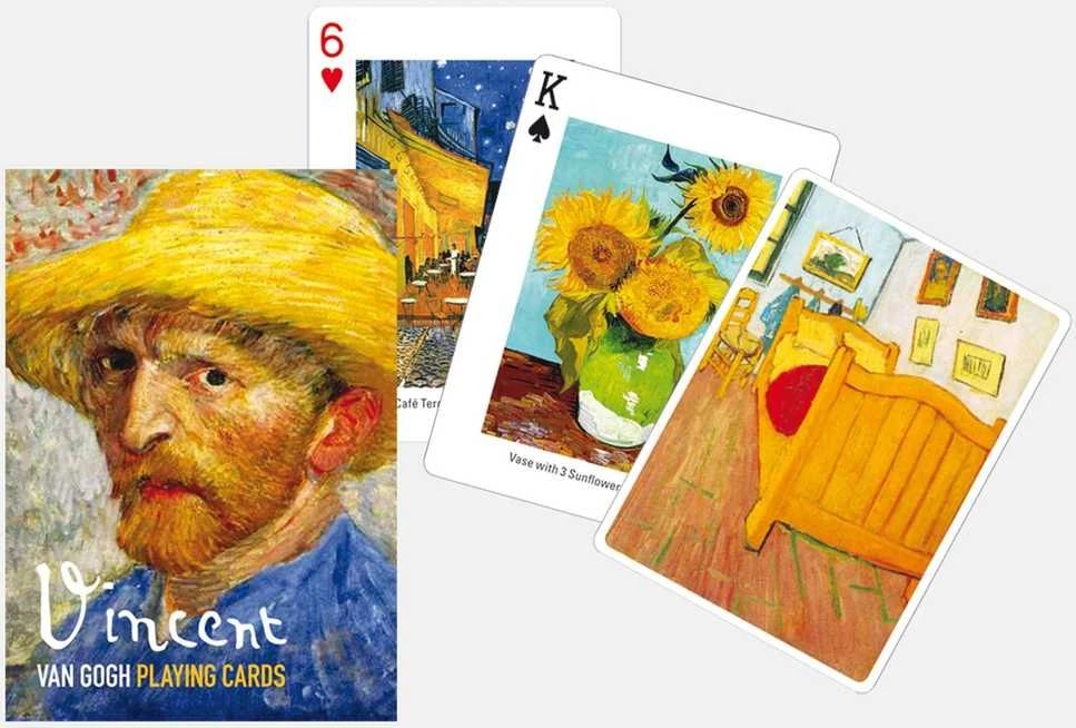 PIATNIK Žaidimo kortos „Vincentas Van Gogas“