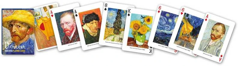 PIATNIK Žaidimo kortos „Vincentas Van Gogas“