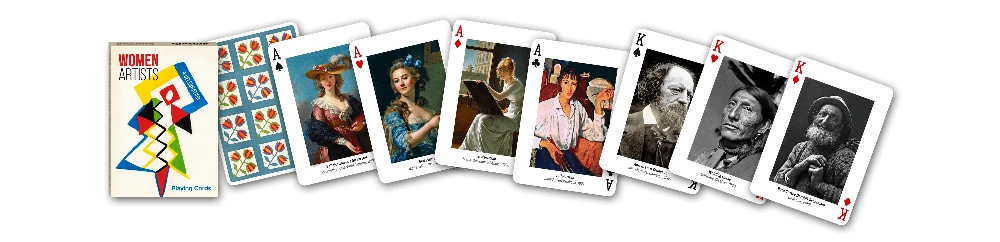PIATNIK Žaidimo kortos “Women Artists“