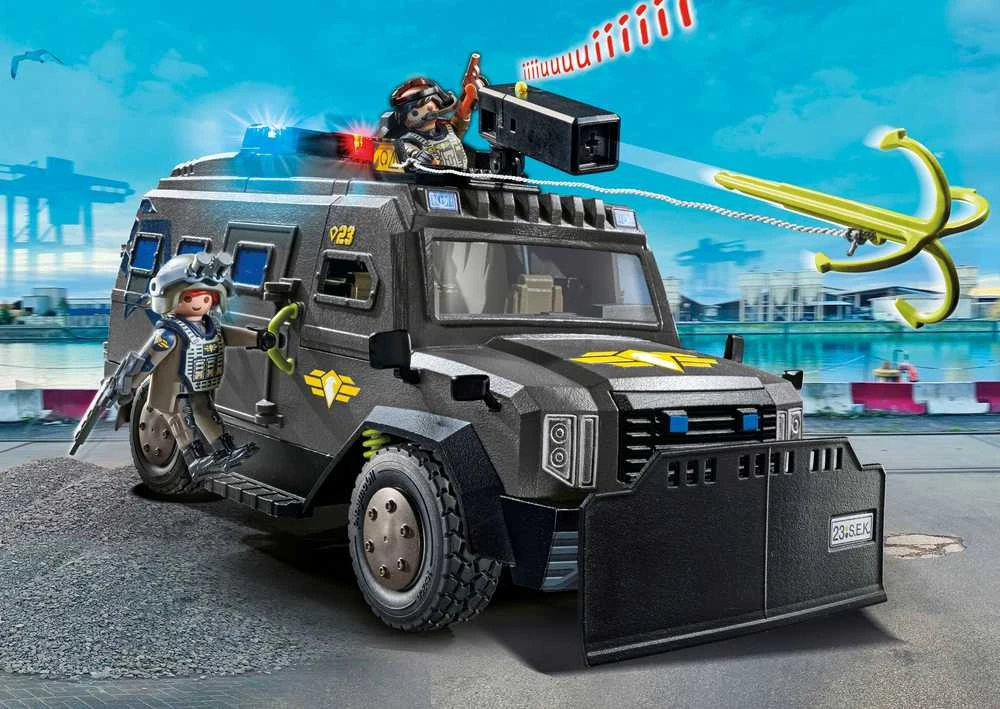 PLAYMOBIL CITY ACTION Specialiųjų pajėgų visureigis 71144