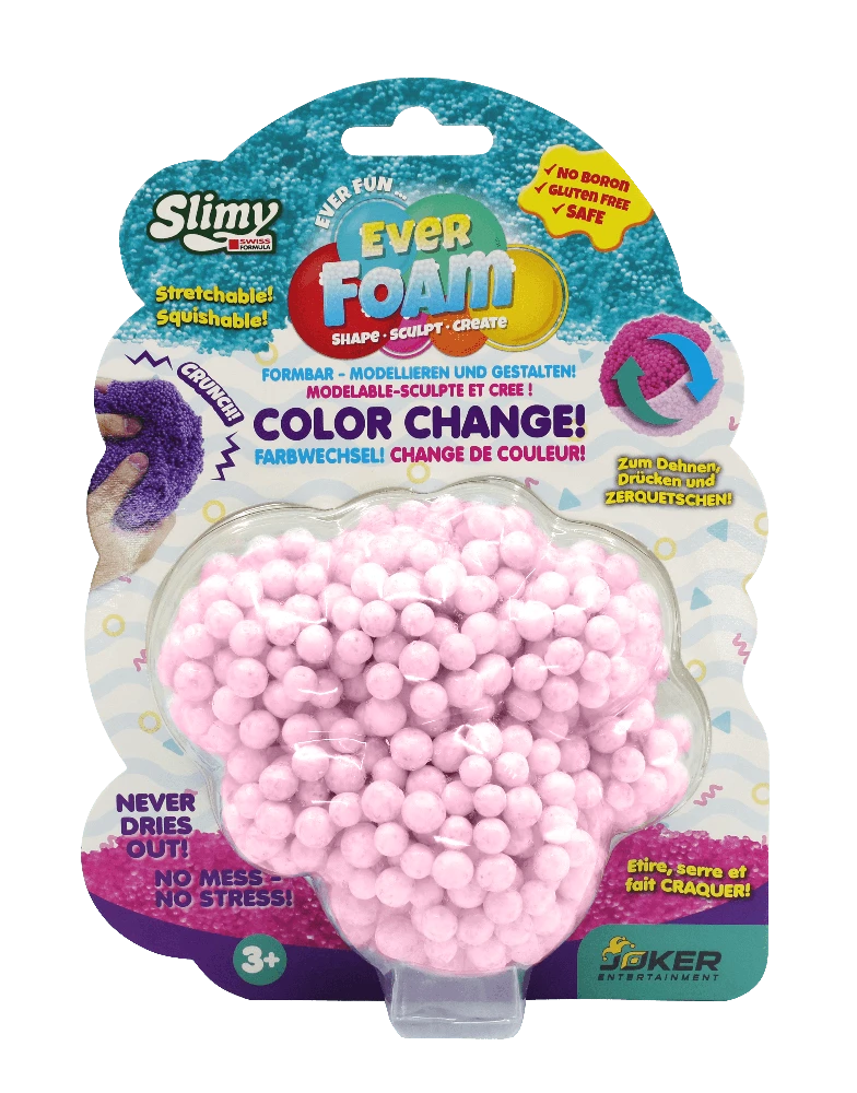 SLIMY Spalvą keičiančios gleivės EVER FOAM