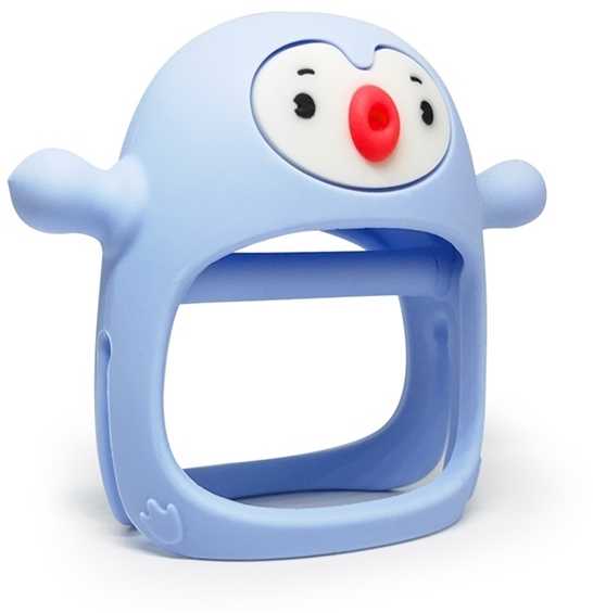 SMILY MIA pingvinas šviesiai mėlynas Silikoninis kramtukas