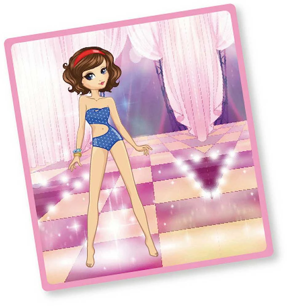 SMILY PLAY SP82938 madinga ponia magnetinis dėlionės