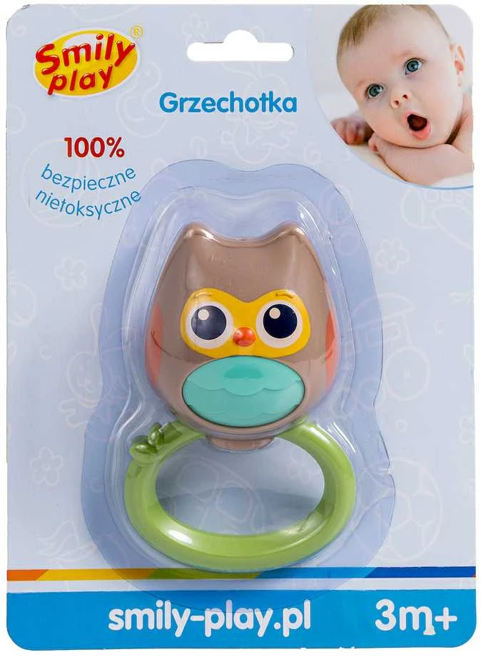 SMILY PLAY SP83831 Pelėdos barškutis