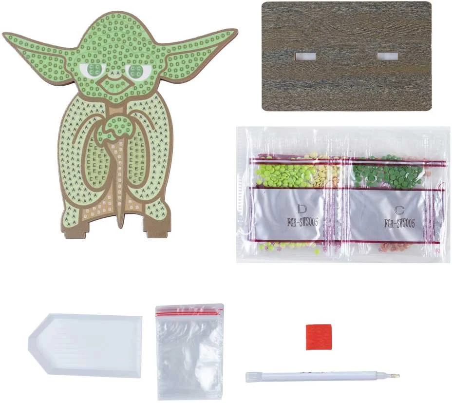 Epee CRAFT BUDDY STAR WARS CRYSTAL ART Figūrėlė „Yoda“