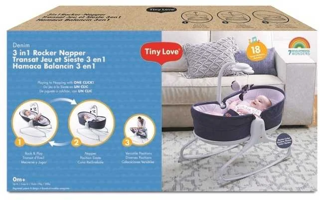 Tiny Love Multifunctional Rocker 3in1 tamsiai mėlyna