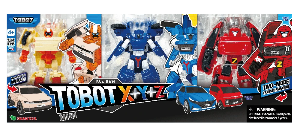 TOBOT Figūrėlių rinkinys X+Y+Z Mini, 11-13 cm