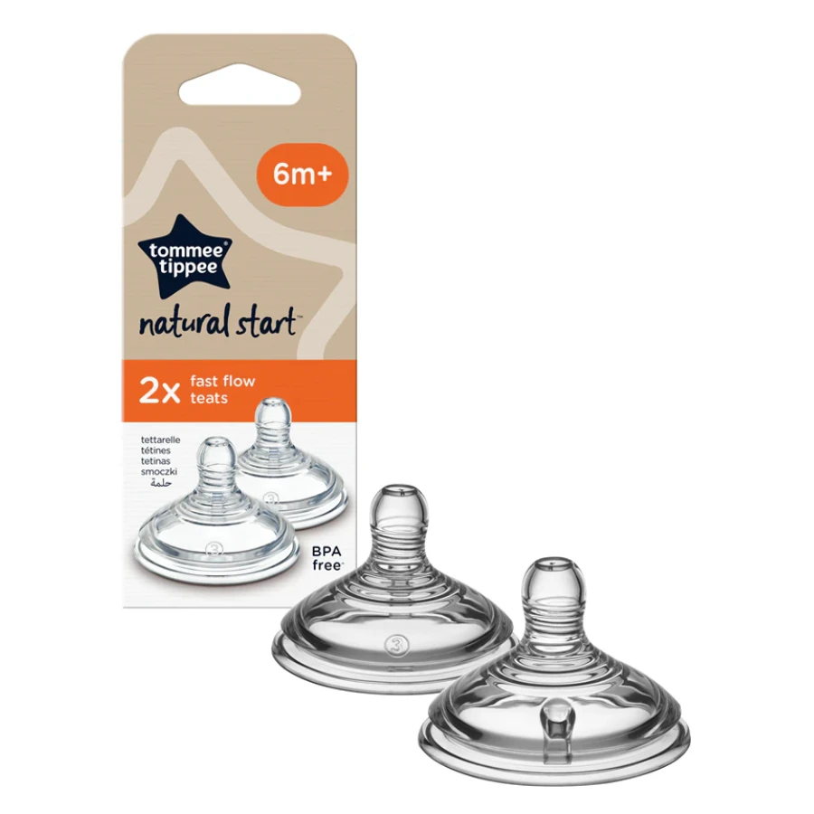 TOMMEE TIPPEE žindukas greitos srovės EASI-VENT, 2 vnt., 42112451