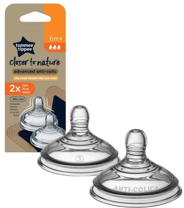 TOMMEE TIPPEE antikolinis žindukas, greitas, 2 vnt., 42122453