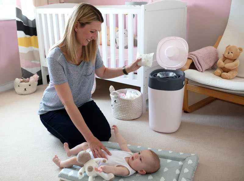 TOMMEE TIPPEE konteineris sauskelnėms Sangenic Twist&Click, rožinis, 85100202