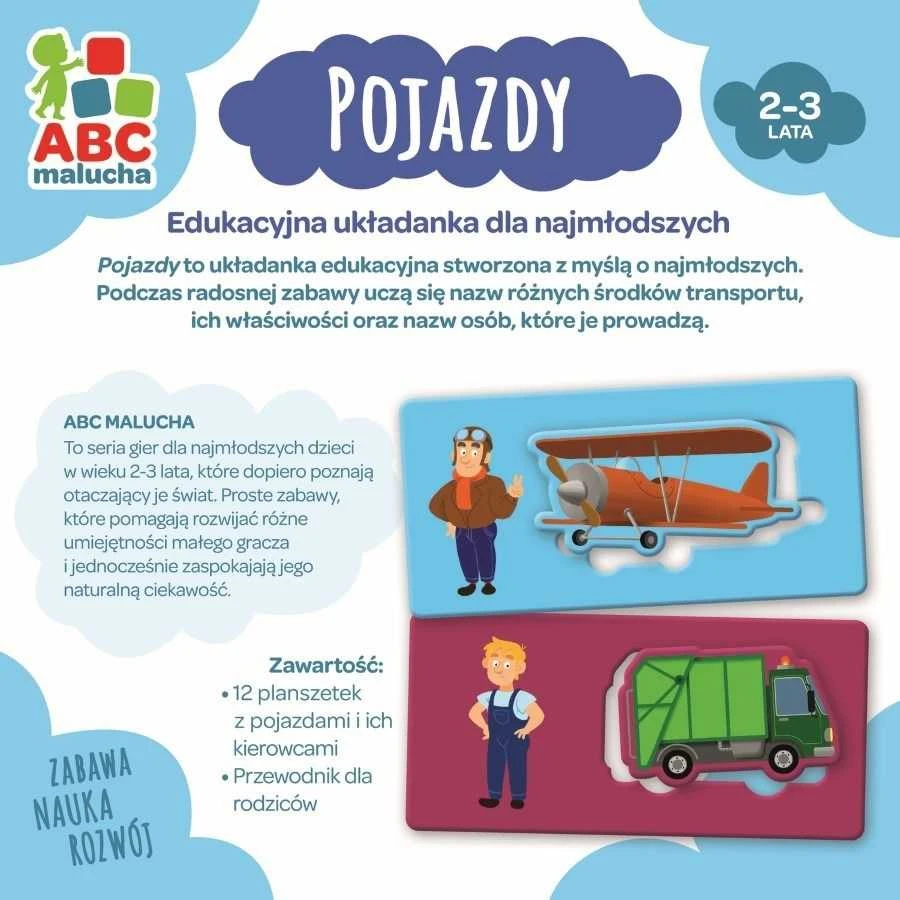 TREFL 01942 Mažylio ABC transporto priemonių žaidimas*