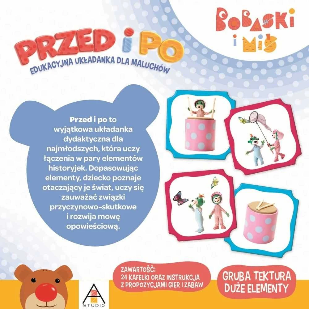 TREFL 02062 Žaidimas prieš ir po kūdikių ir meškiukas*