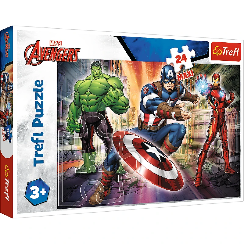 Trefl Dėlionė 24 vnt. - Keršytojai (The Avengers)