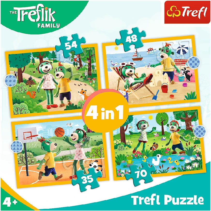 Trefl Dėlionė 207 vnt. - Treflikų atostogos