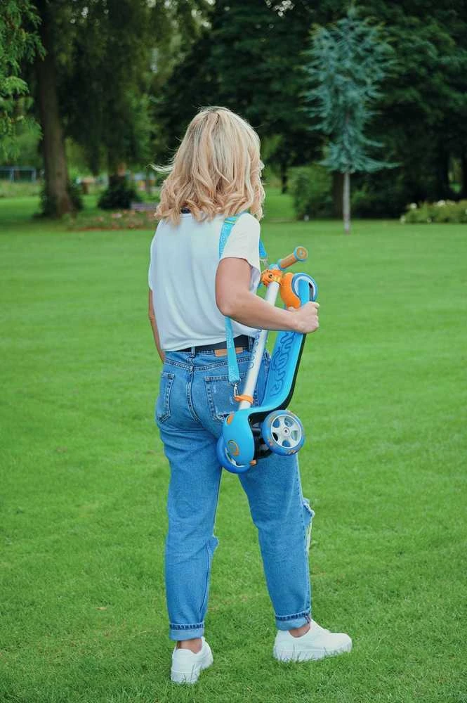TRUNKI TRU-SCL-EU-ZZ-01 Trunki sulankstomas paspirtukas - mėlynas, didelis