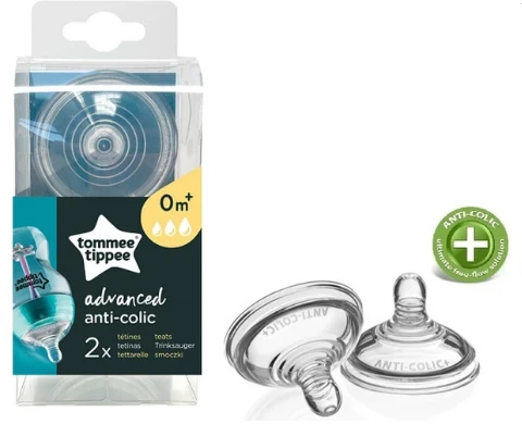 TOMMEE TIPPEE žindukai kintamos srovės ANTI-COLIC, 2 vnt., 42458701