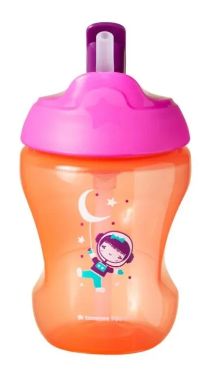 TOMMEE TIPPEE mokomasis puodelis su šiaudeliu, 7 mėn+, 447154