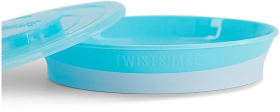 Twistshake lėkštutė su dangteliu mėlyna 78160