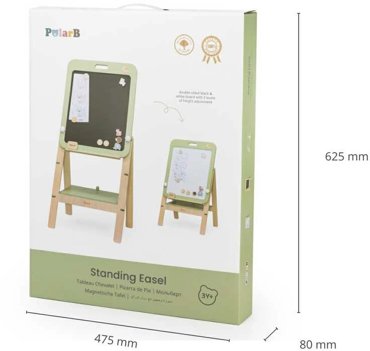 VIGA 44258 PolarB auganti magnetinė kreidos lenta
