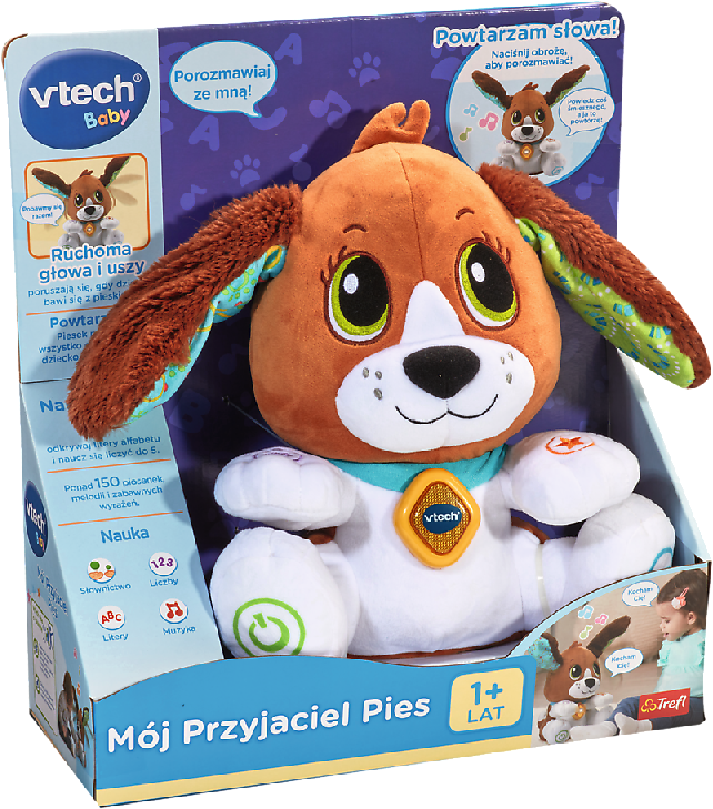 VTECH 61848 Mano draugas šuo interaktyvus žaislas
