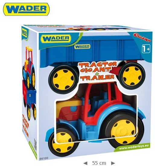 WADER 66100 Gigant - Traktorius su priekaba