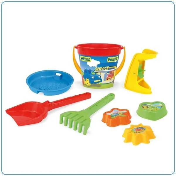 WADER 75037 Happy Summer - Smėlio rinkinys su IML 8 vnt. - 2 tipai