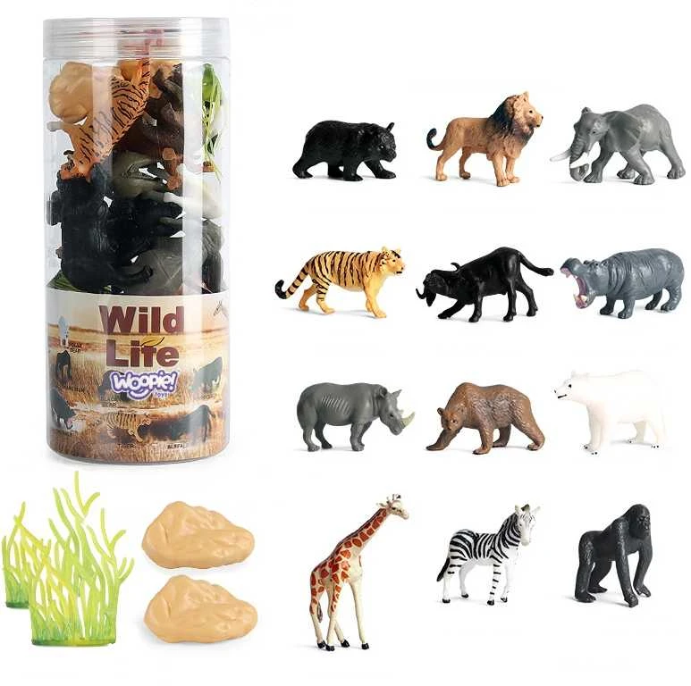 WOOPIE laukinių plėšrūnų figurėlės