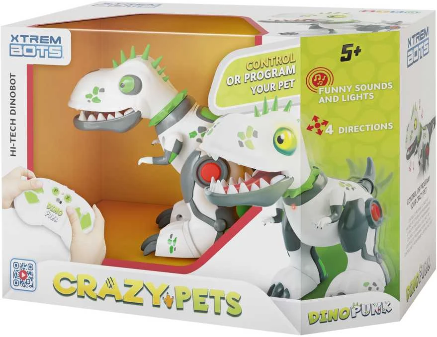 Xtrem_Bots XTREM BOTS CRAZY PETS Dinozauras