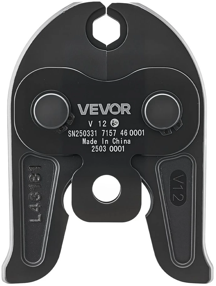 VEVOR 12 mm v12 spaudimo žandikaulis nerūdijančiam plienui