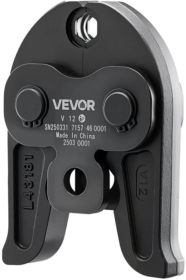 VEVOR 12 mm v12 spaudimo žandikaulis nerūdijančiam plienui