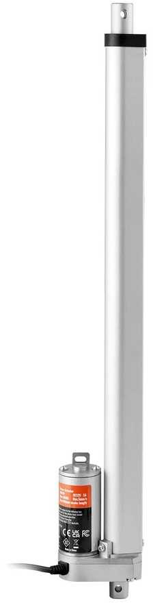 18 colių linijinė pavara, 12 V nuolatinės srovės, didelės apkrovos, elektrinė linijinė pavara, 450 mm eigos pavara, automatikos pavara