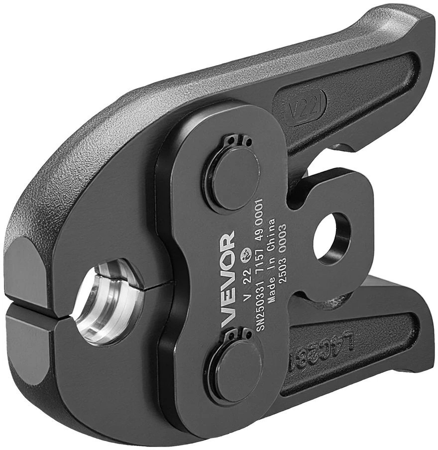 VEVOR V22 spaudimo žandikaulis 22 mm V tipo vamzdžiams