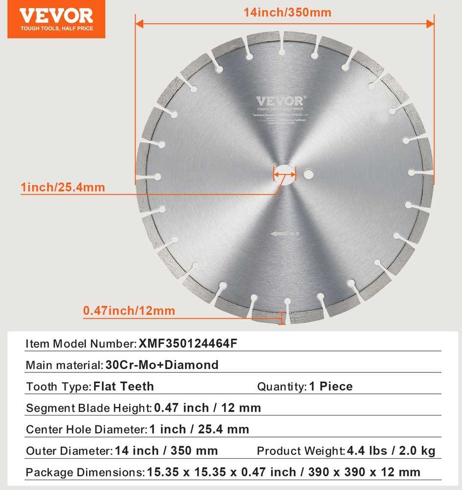 350 mm betono pjovimo diskas, skirtas šlapiam arba sausam pjovimui, deimantinis diskas, betono pjovimo diskas, mūro pjovimo diskas, deimantinis pjovimo diskas