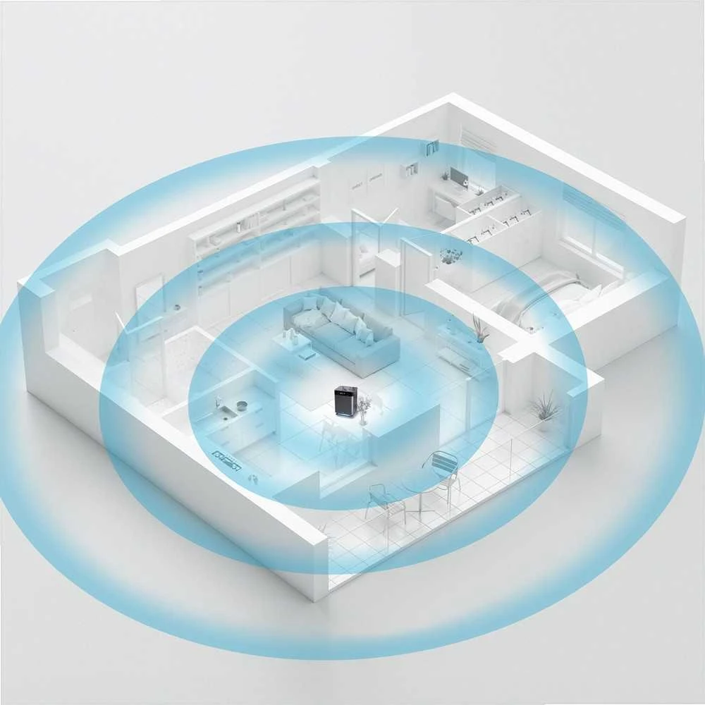 5-in-1 ultragarsinis oro drėkintuvas namams, UV sterilizacija, Wi-Fi valdymas, nuotaikos apšvietimas, išmanusis drėkintuvas, plazminis jonizatorius, oro valymas