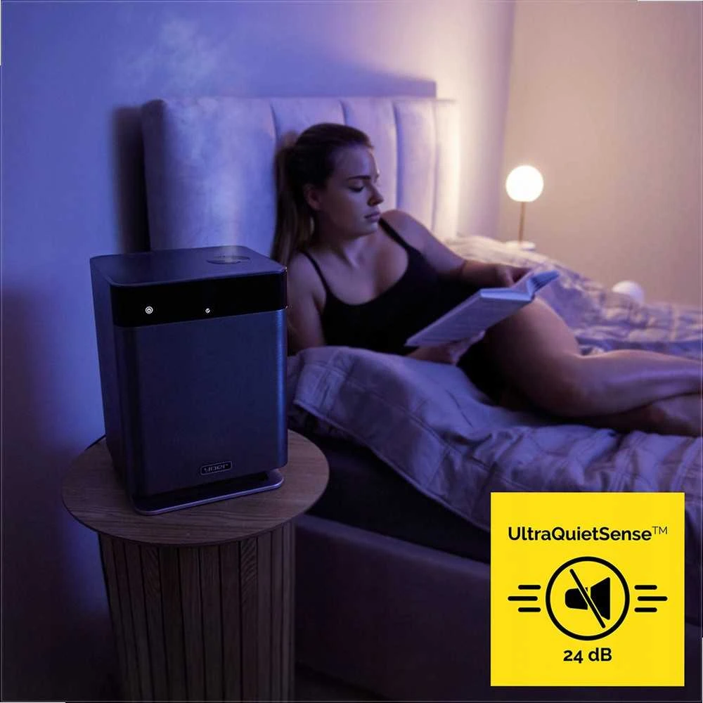 5-in-1 ultragarsinis oro drėkintuvas namams, UV sterilizacija, Wi-Fi valdymas, nuotaikos apšvietimas, išmanusis drėkintuvas, plazminis jonizatorius, oro valymas