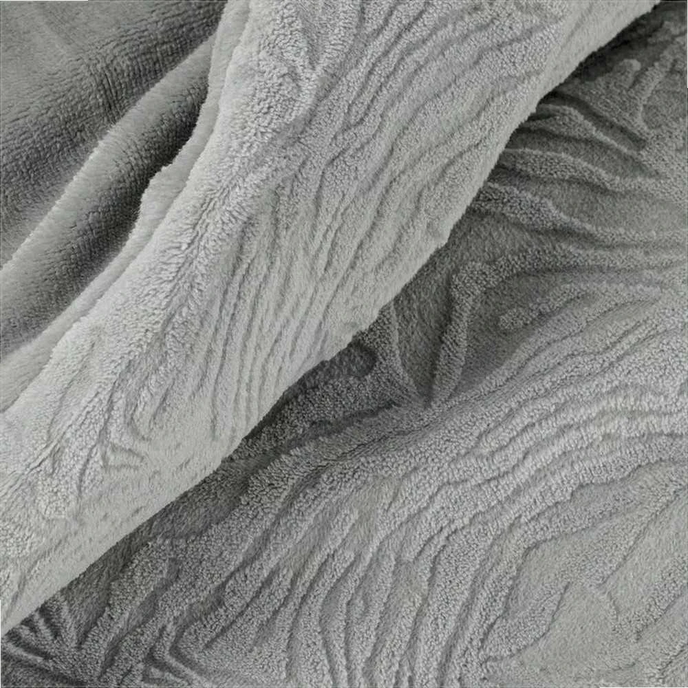 Eurofirany Aksominės patalynės komplektas 220x200 cm, šiltas žieminis antklodės užvalkalas su pagalvių užvalkalais, minkštas pliušinis audinys, terminis komfortas, elegantiškas blizgesys, 3 dalių rinkinys Patalynė