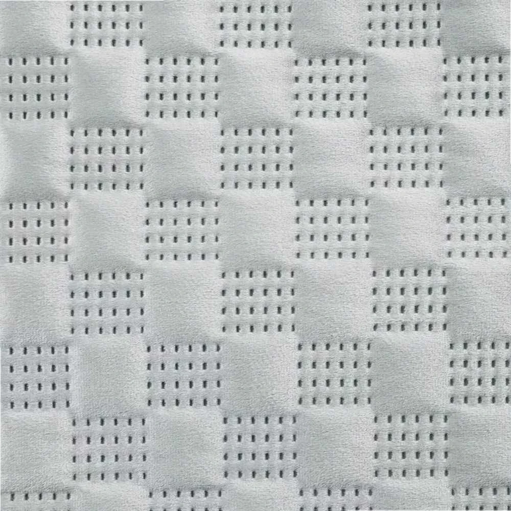 Eurofirany Aksominis dvipusis dekoratyvinis užtiesalas, 220x240 cm, besiūlis dygsniuotas raštas, minkštas poliesterio audinis, lovos užtiesalas, lovatiesė miegamajam Lovatiesė