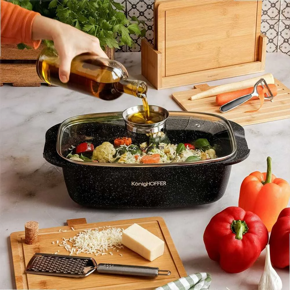 Kepimo indas su dangčiu Konighoffer Pollo 5.5l