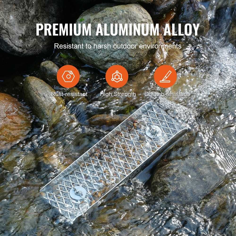 Aukso plovimo rinkinys su mini šliuzo dėže, 16 vnt. aukso žvalgymo rinkinys, aukso kasybos įranga, aukso žvalgymo įrankiai
