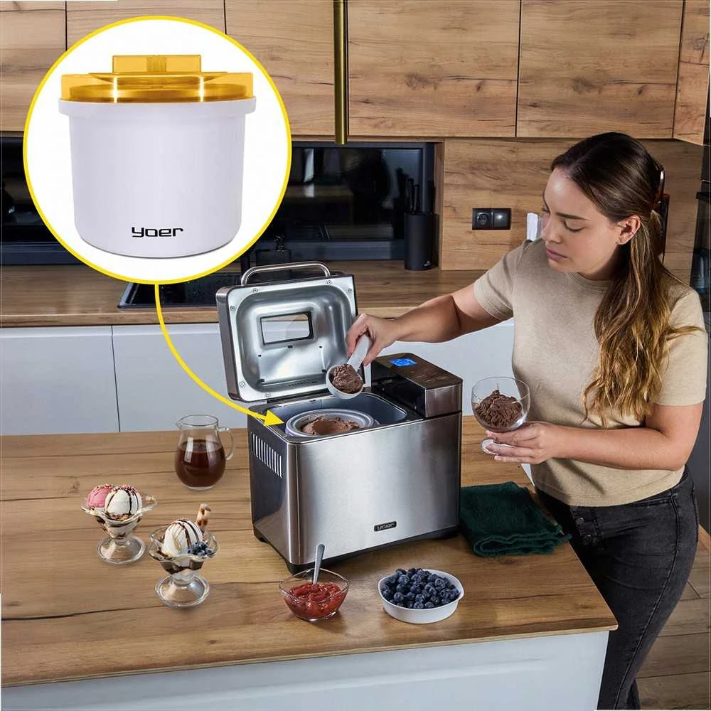 Automatinė duonkepė namų kepimui, nerūdijantis plienas, 19 programų, atidėtas startas, duonos kepimo mašina, namų kepyklėlė, automatinis duonos kepimo aparatas