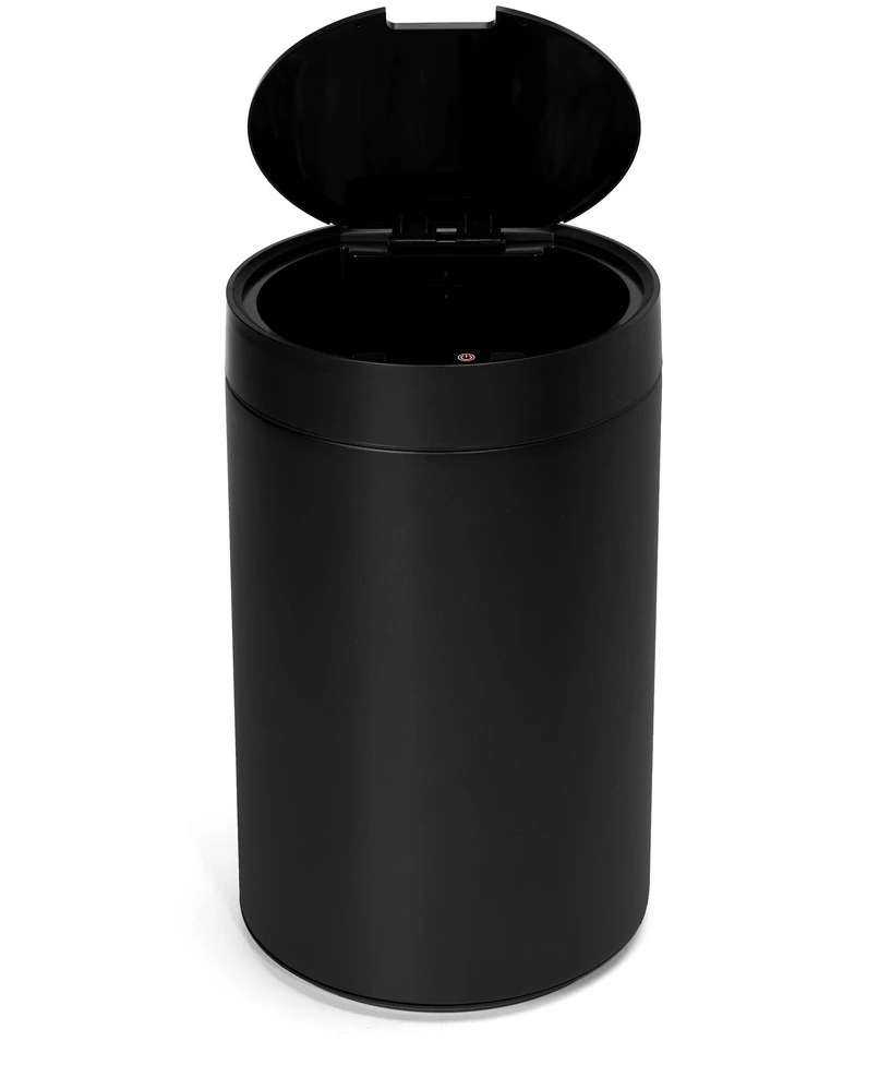 Automatinis šiukšliadėžė, juodo metalo, bekontaktis, 17 l, virtuvės šiukšlinė, jutiklinė, sensorinė