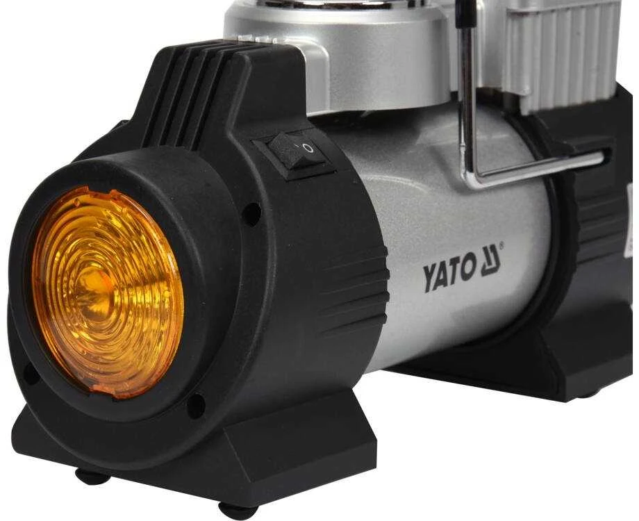 Automobilinis kompresorius su LED lempa, 12V 180W, padangų pripūtėjas, nešiojamas oro kompresorius, automobilio padangų pompa