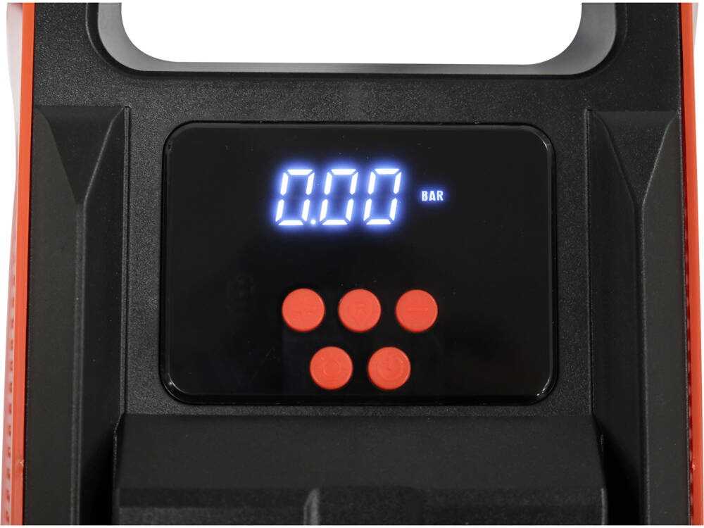 Automobilinis padangų pripūtėjas su LCD, 12V 120W, 150 PSI, kompresorius, siurblys