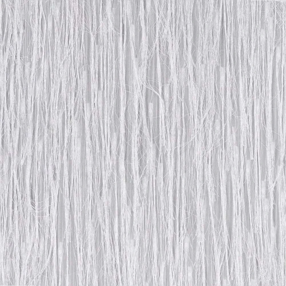 Eurofirany Balta užuolaida su kutais, 140x250 cm, paruošta kabinimui su žiedais, poliesterio audinys, elegantiškas namų dekoras, dieninė užuolaida