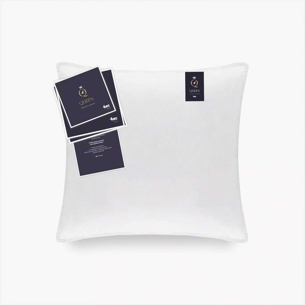Baltų žąsų pūkų pagalvė 40x40 cm, 100g, Sibiro užpildas, Tencel medvilnės užvalkalas, kvėpuojančios natūralios medžiagos, minkšta pagalvėlė