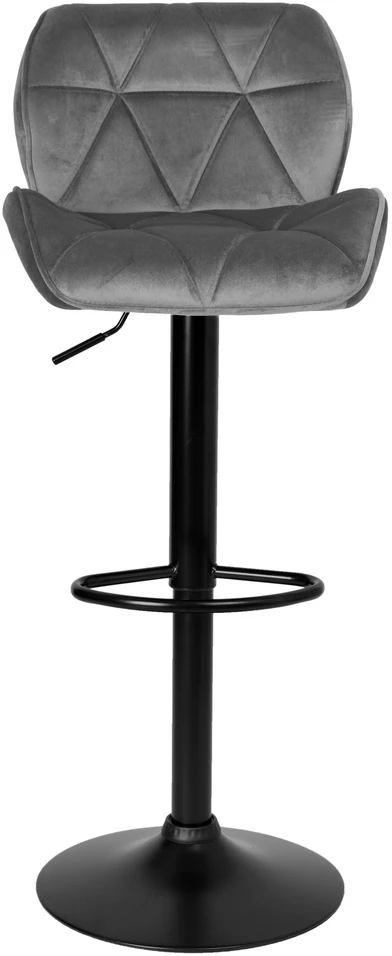 Baro kėdė juoda velvetinė, reguliuojamas aukštis, virtuvės baro kėdė, besisukanti 360°, minkšta sėdynė, pusbario kėdė