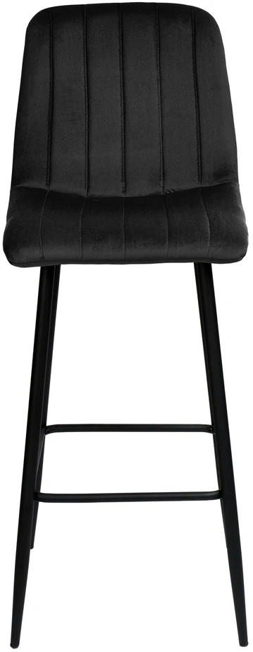 Baro kėdė Toronto, juoda velvetinė, reguliuojamo aukščio, 120 kg, virtuvės baro kėdė, pusbario kėdė, aukšta kėdė