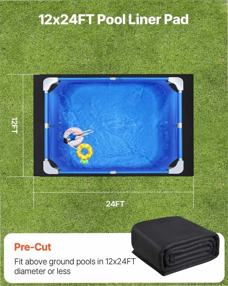 VEVOR Stačiakampis baseino padas 3.6x7.3m
