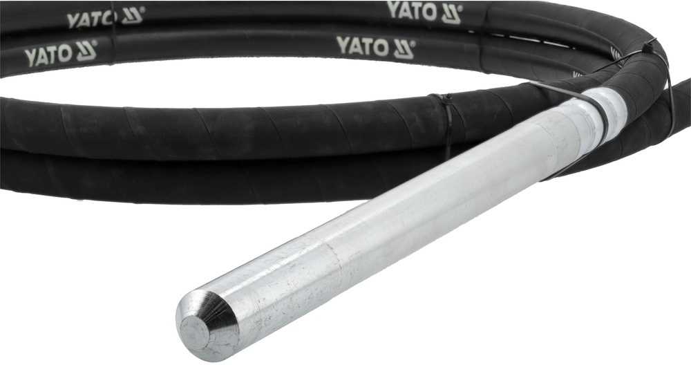 Betono vibratoriaus žarna YT-82601, 4 m ilgio, 35 mm skersmens, betono vibratoriaus žarna, betono vibratoriaus priedas